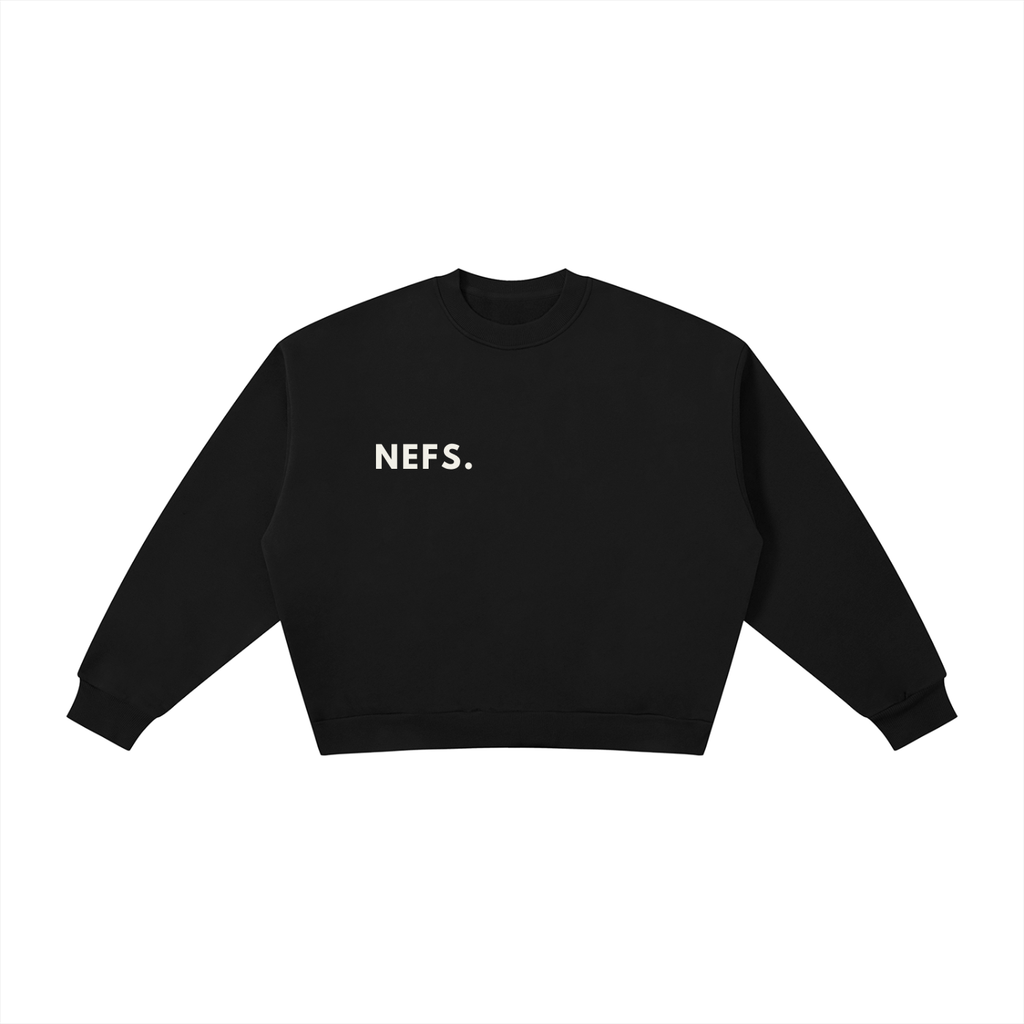 Boxy Fleece Crewneck Sweatshirt