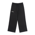 Fleece Drawstring Straight-Leg Sweatpants