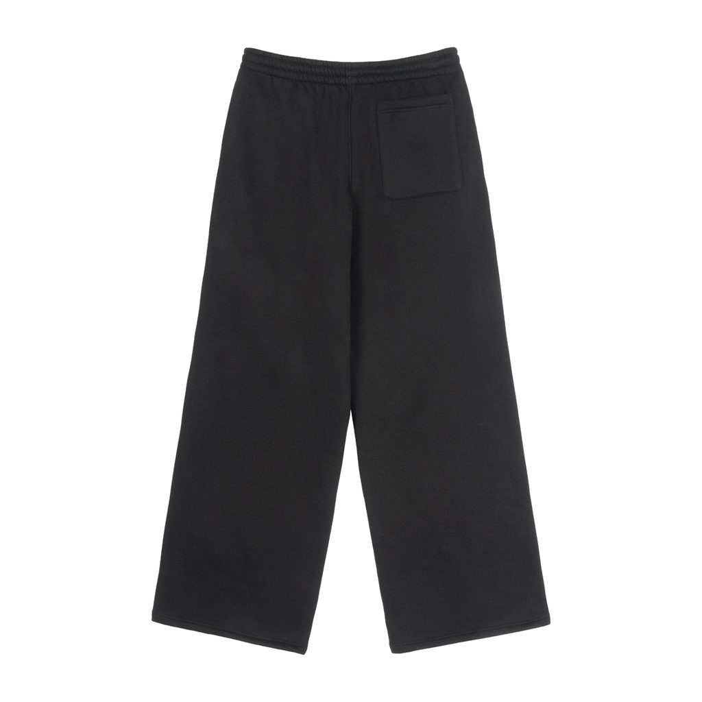 Fleece Drawstring Straight-Leg Sweatpants