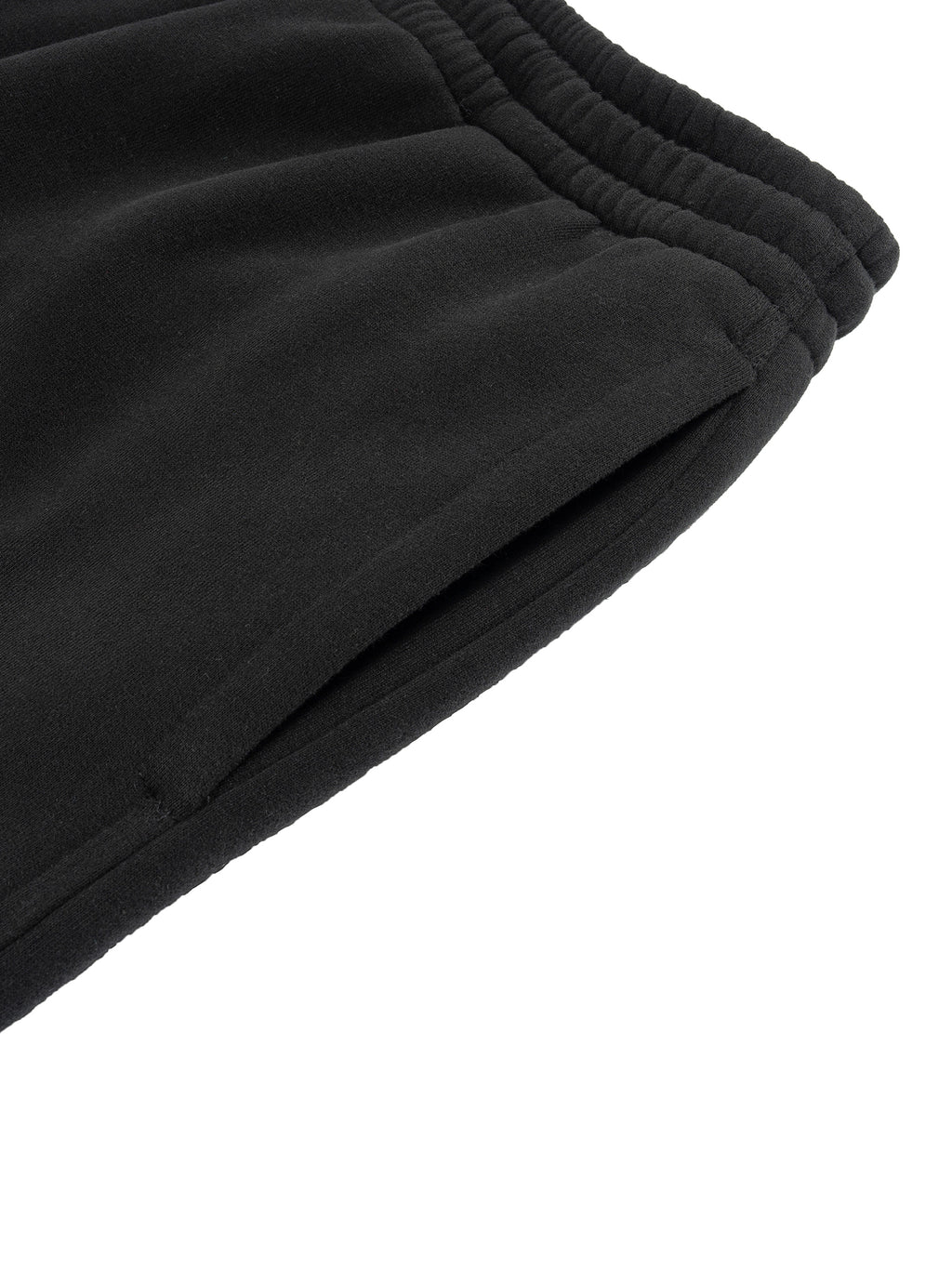 Fleece Drawstring Straight-Leg Sweatpants